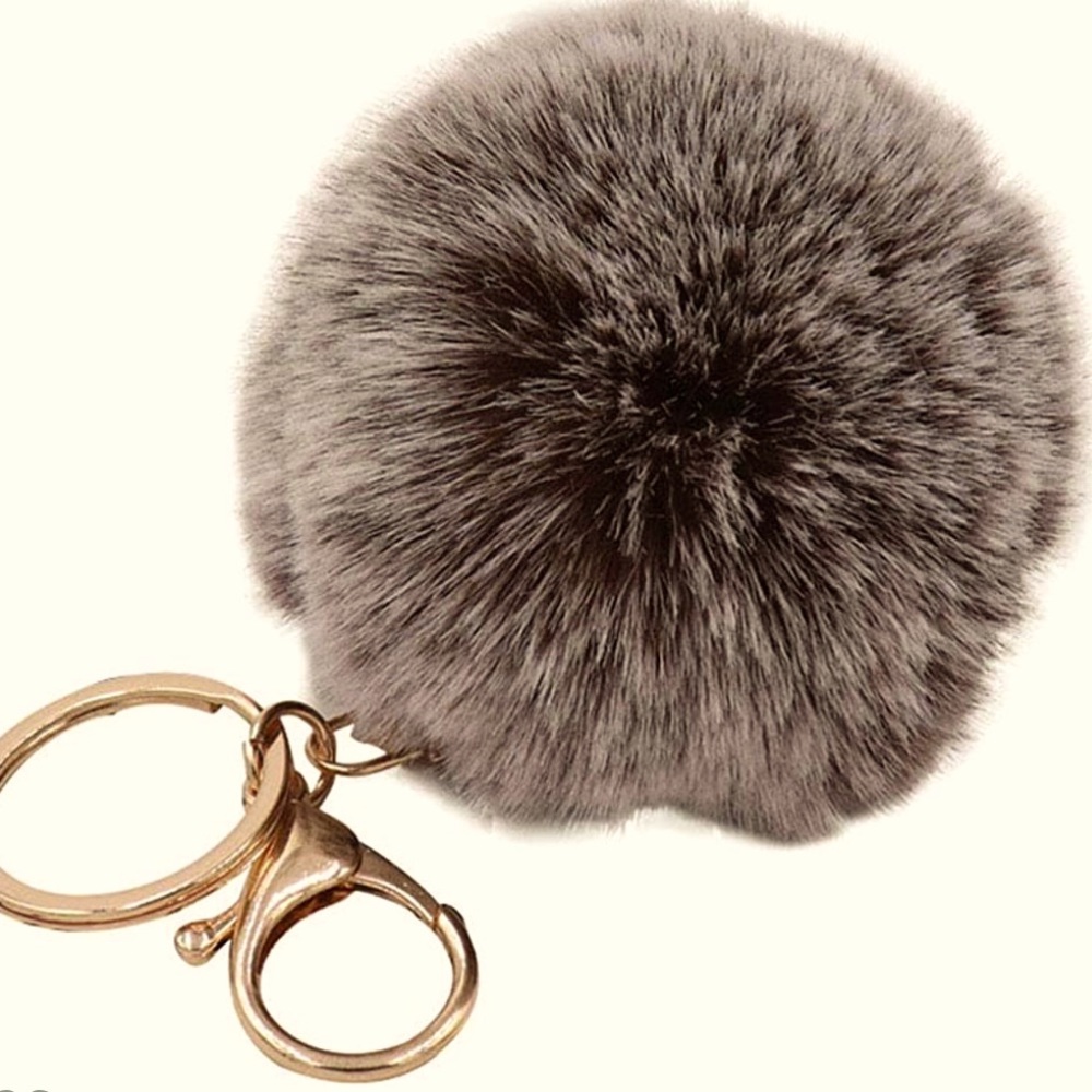 Pom Pom Keychain Artificial Fur Ball Keychain